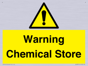 Warning Chemical Store